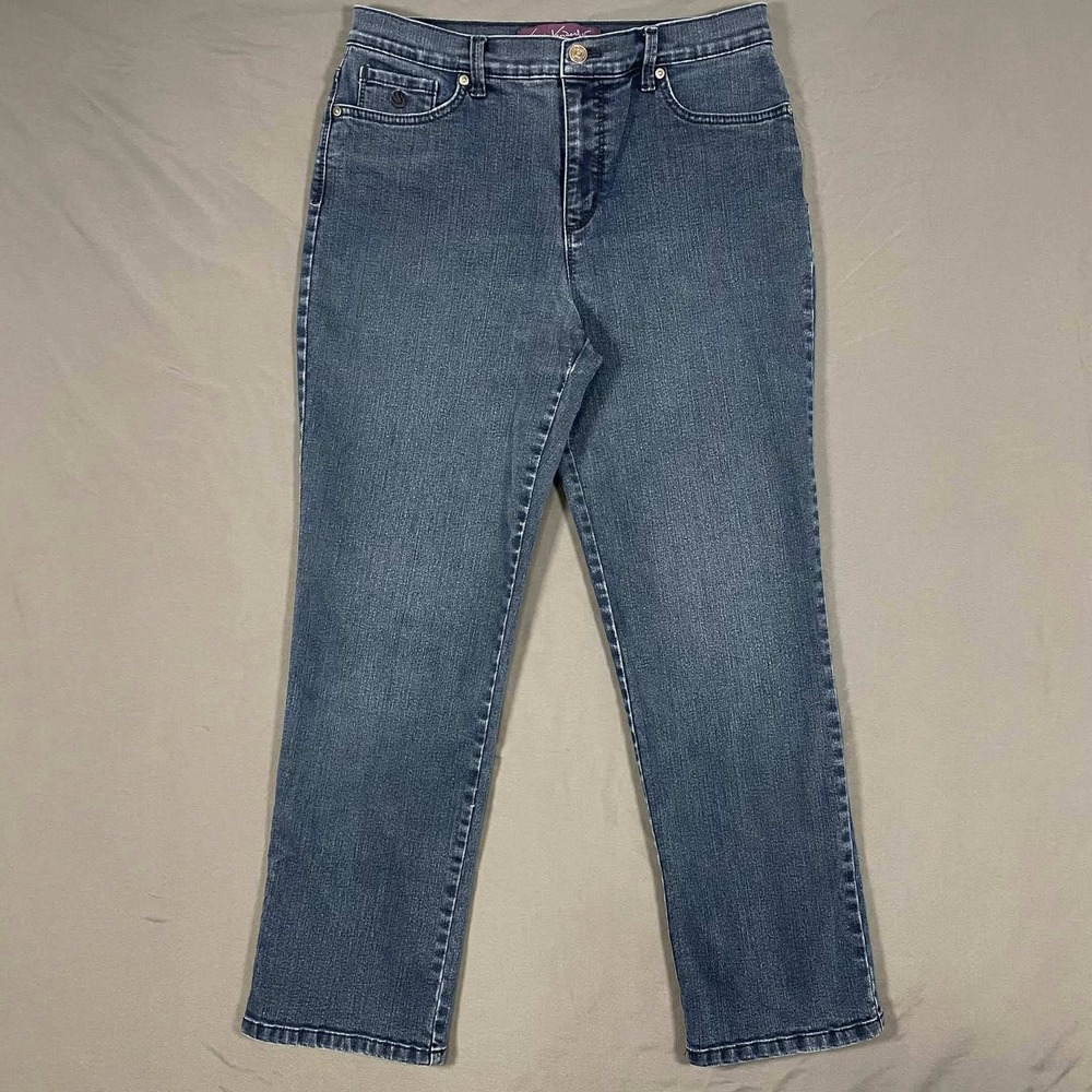 Gloria Vanderbilt Amanda Size 10 Short Jeans Womens 10S Medium Wash Blue